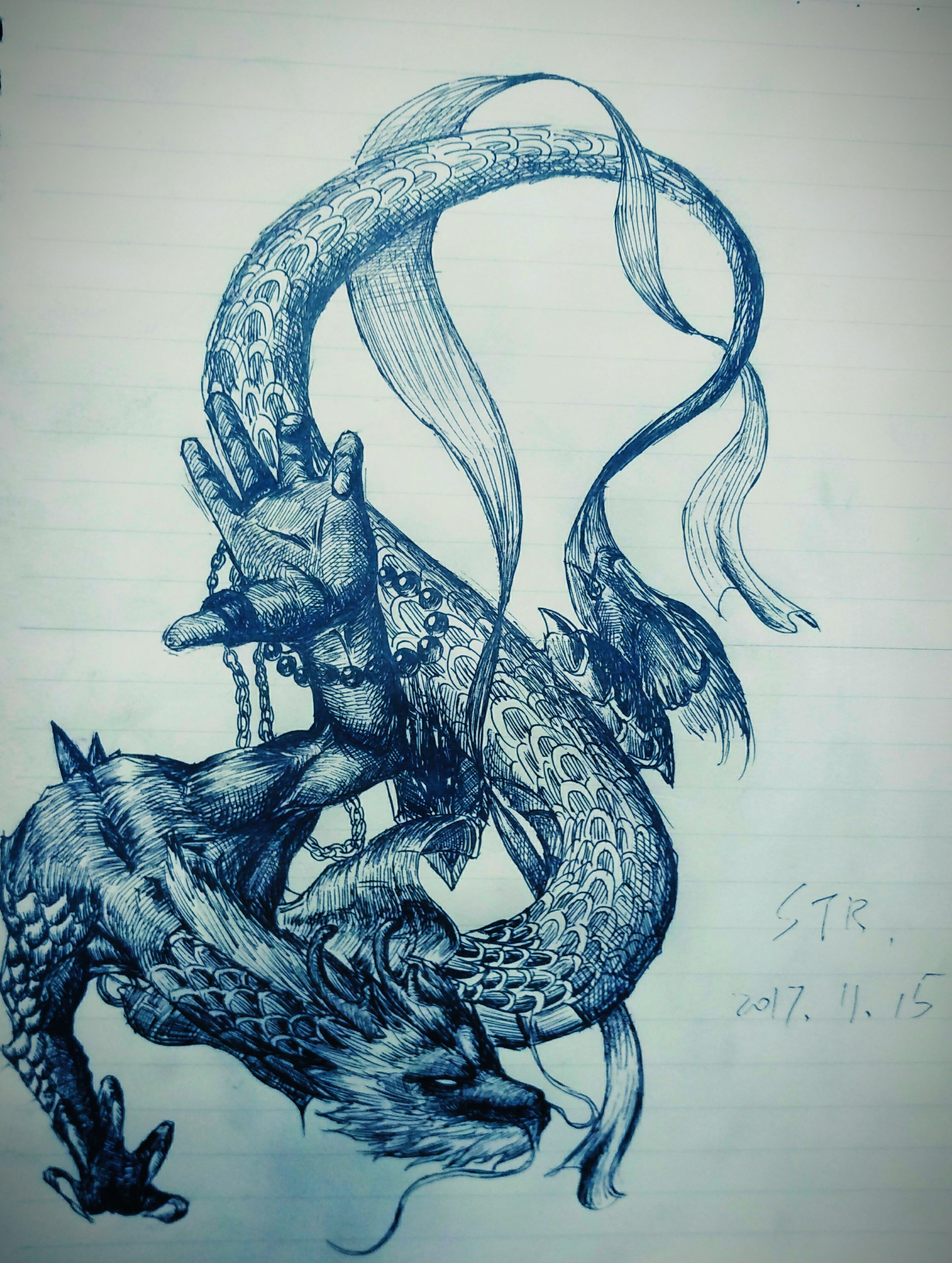 小白龙|插画|插画习作|str智商充电宝 - 原创作品 - 站酷 (zcool)