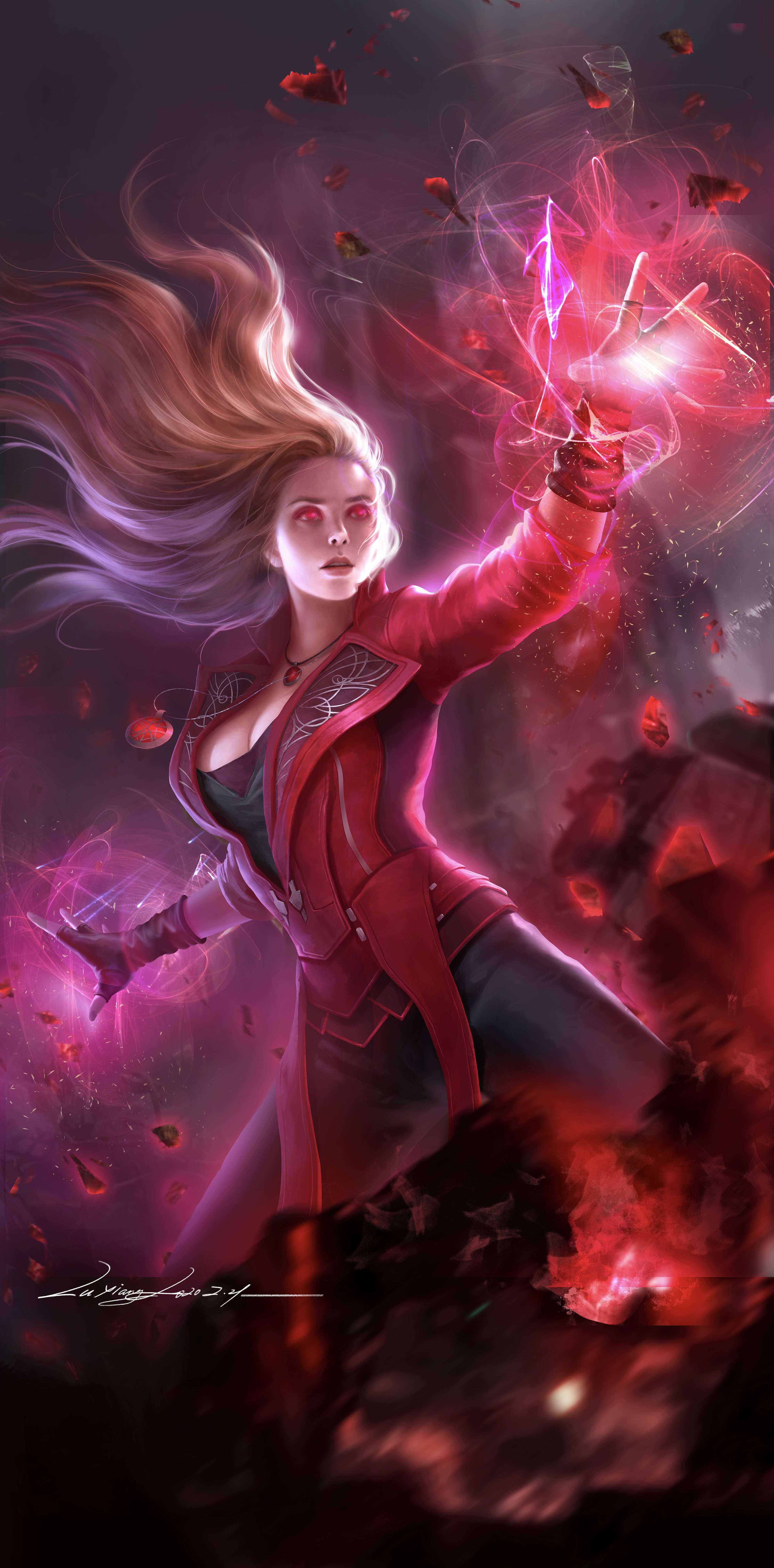 绯红女巫|插画|商业插画|大西瓜1984 - 原创作品 - 站酷 (zcool)