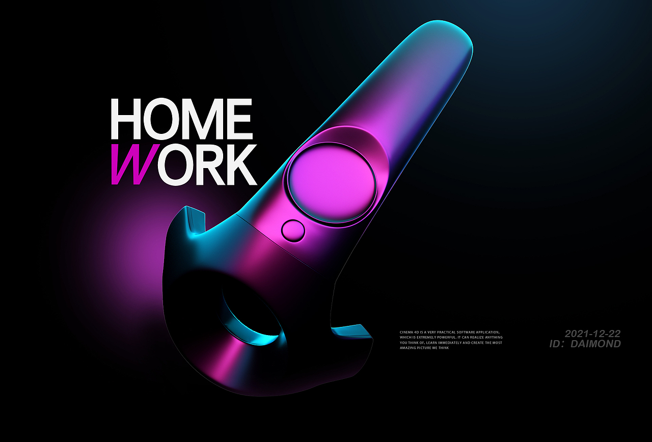 VR手柄3D建模（图ZMjk0MTk1NTgw） - 产品 - 站酷设计师Diamond天原创素材 - 站酷ZCOOL