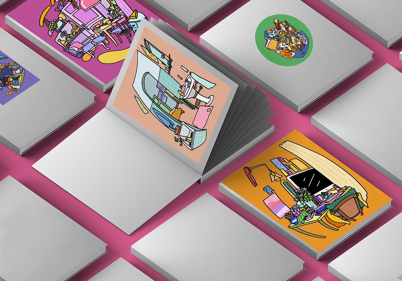 商业插画 | 《慢生活》（图ZMjg2NDU3NjU2） - 商业插画 - 站酷设计师Arie7cHi_原创素材 - 站酷ZCOOL