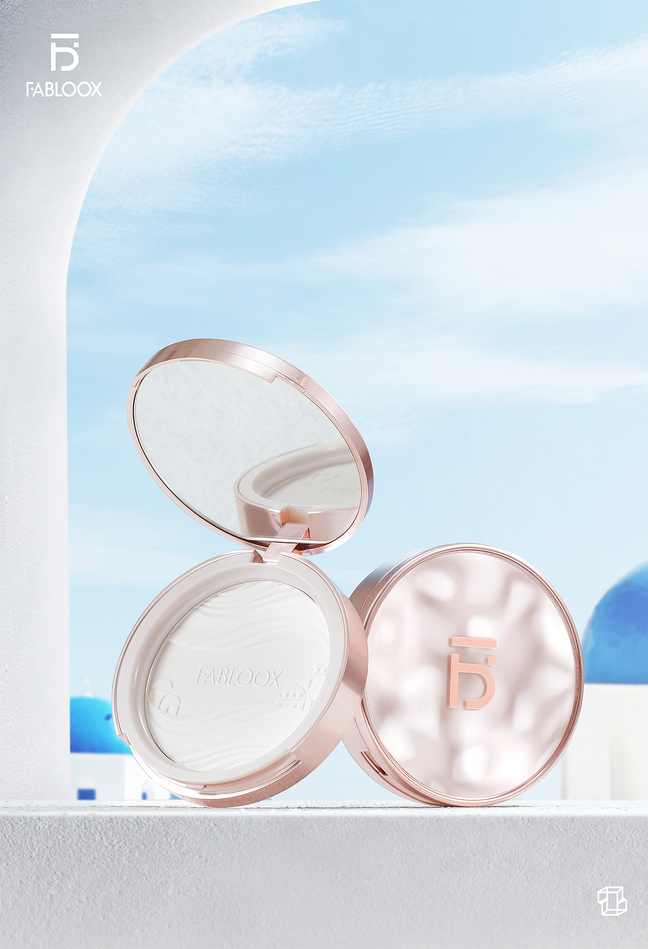 「造图舍」馥碧诗圣托里尼粉底摄影视频全案（图ZMjkwMDI2NDI4） - 产品摄影 - 站酷设计师造图舍原创素材 - 站酷ZCOOL