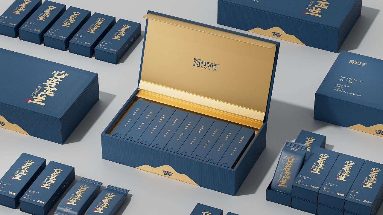 良晨品牌原创出品茶叶礼盒设计案例🔥