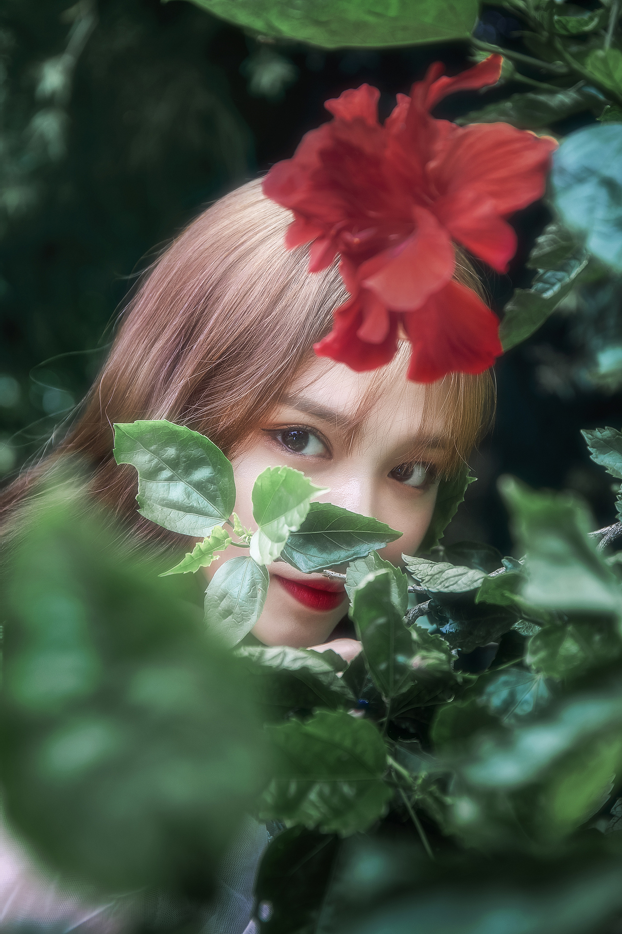 唯美清新姐妹人像