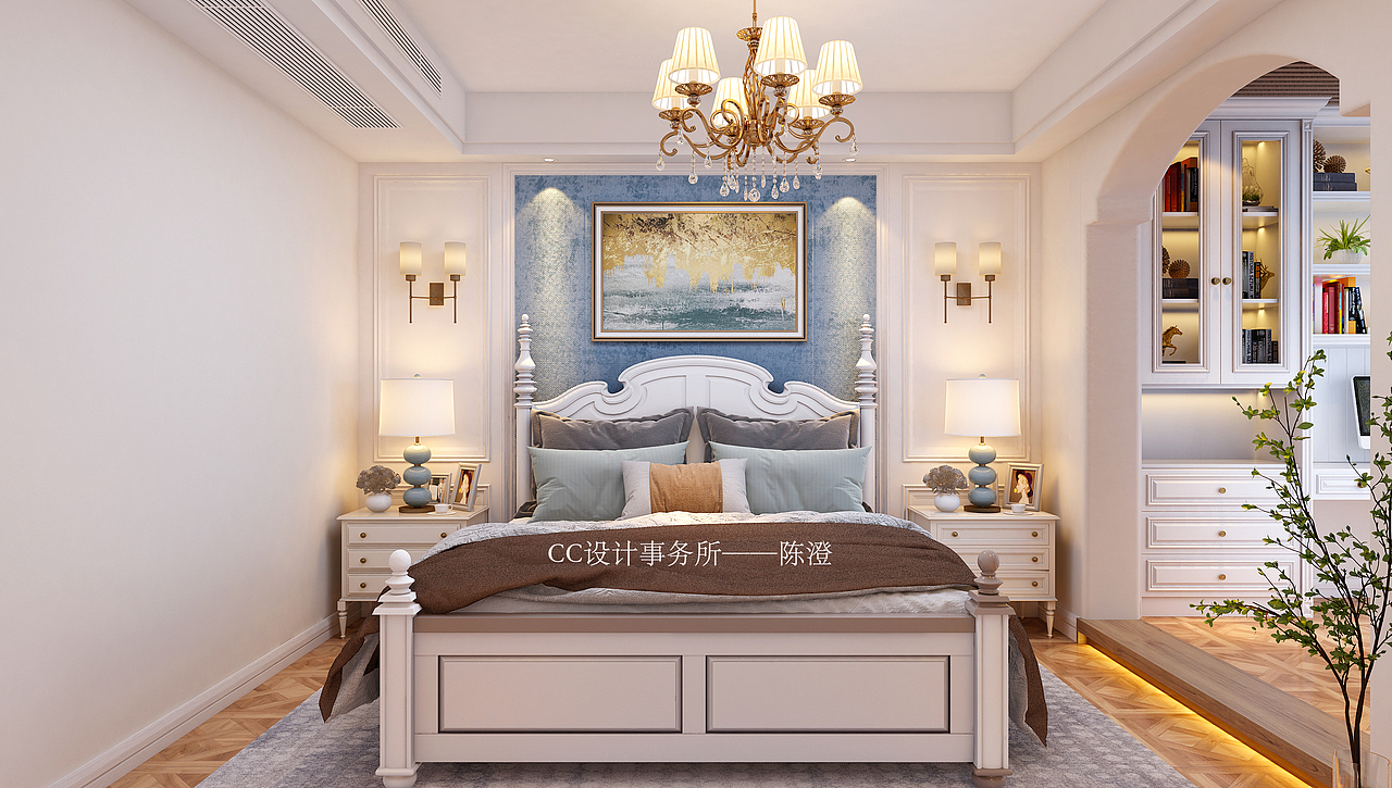 《CC设计事务所》 龙湾国际——乡村美式（图ZMjYxMjkxNTU2） - 家装设计 - 站酷设计师湖南澄舍建构原创素材 - 站酷ZCOOL