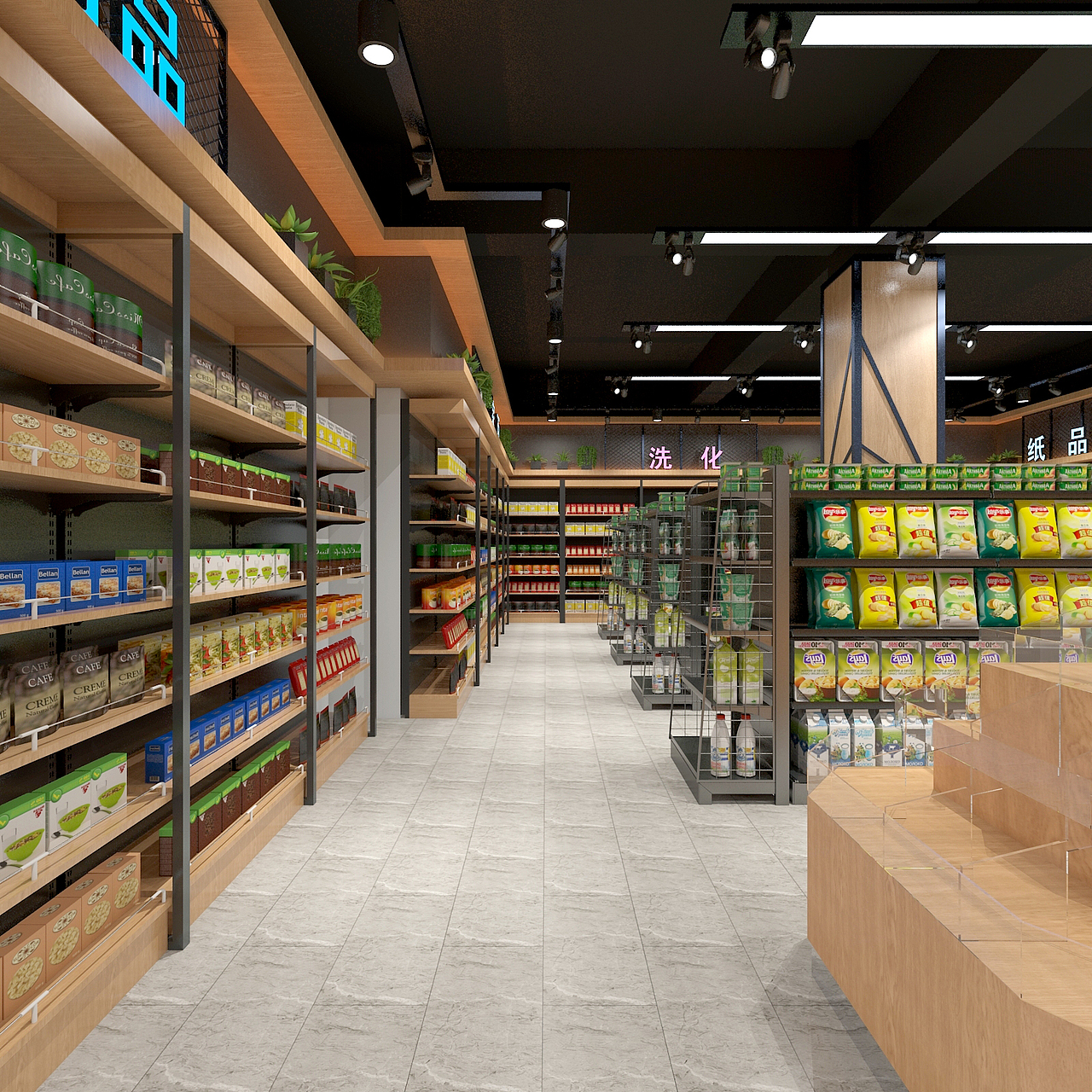 安阳水晶超市1号店（图ZMjkxOTUwMzM2） - 商业空间设计 - 站酷设计师SCM设计原创素材 - 站酷ZCOOL