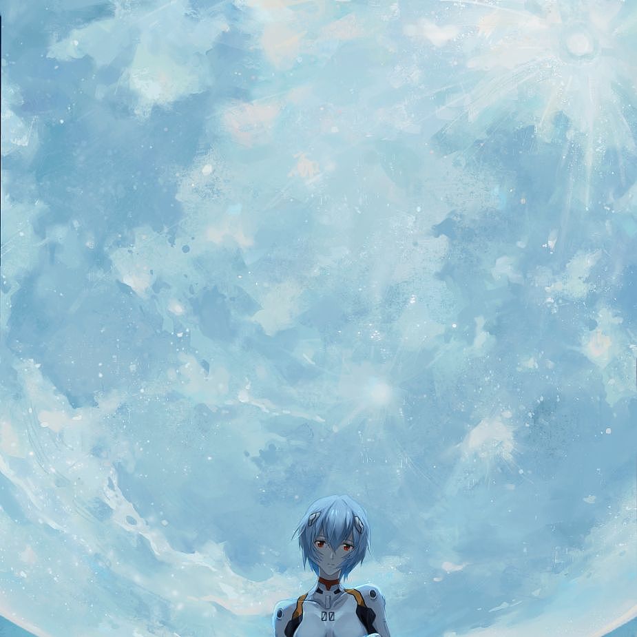 【eva 绫波丽】月下 丽🌕