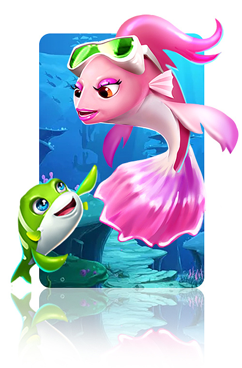 捕鱼游戏的鱼原画