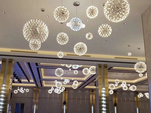 工厂铭星灯光美陈工厂铭星灯光美陈工厂商场中庭吊饰  铭星灯饰工厂