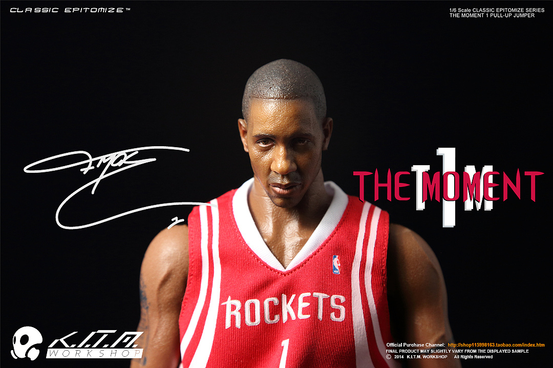 自己开发的1:6人偶 "球星麦蒂"tracy mcgrady