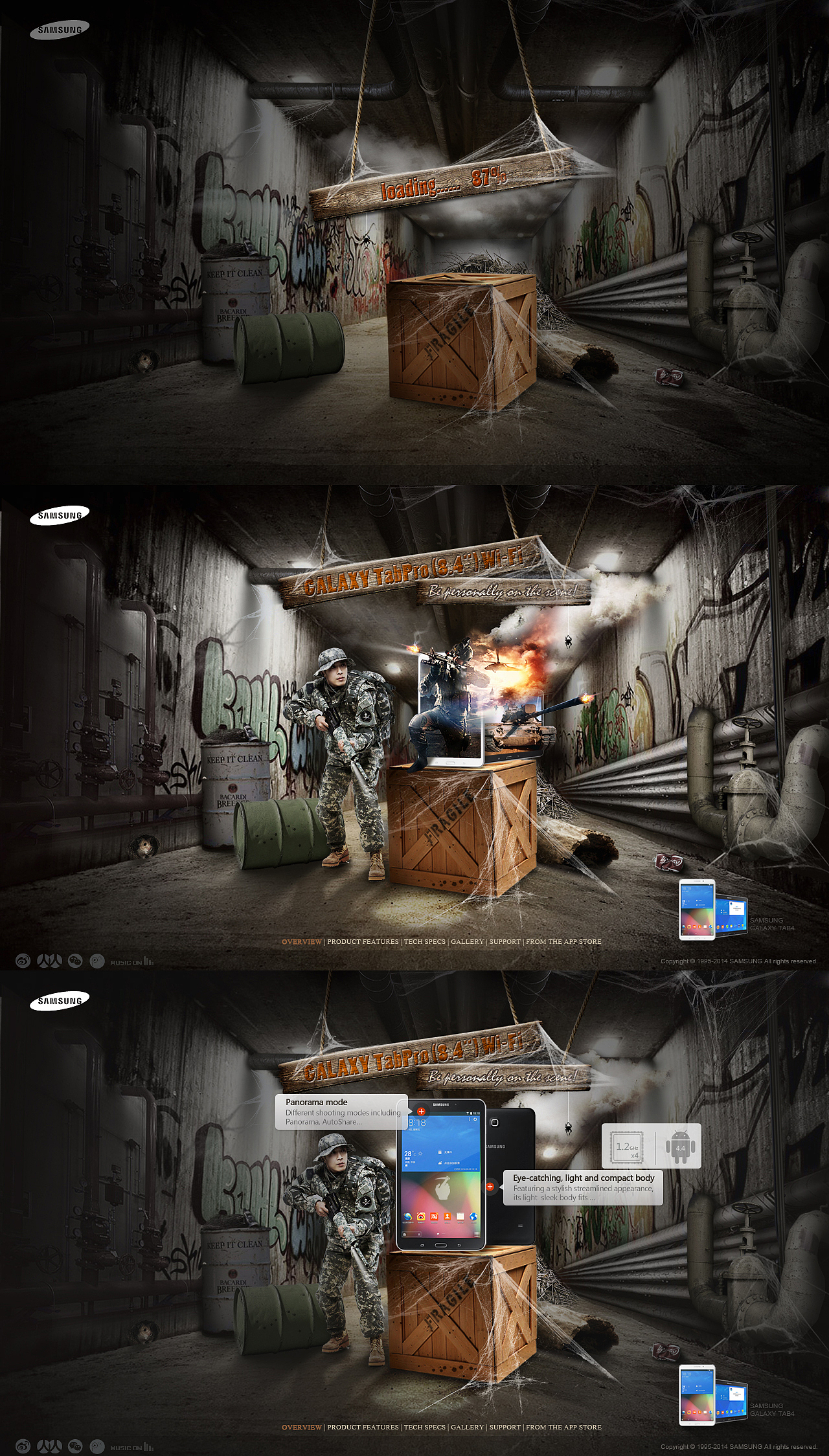 三星Samsung GALAXY Tab4 身临其境（图ZMTY5OTM5NDg=） - 运营设计 - 站酷设计师Ai_Designer原创素材 - 站酷ZCOOL