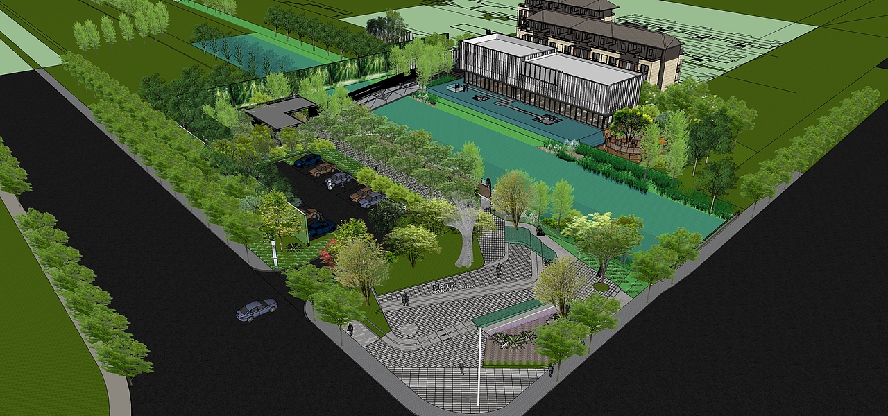 20个精品展示区SU模型（图ZMjQwNTM5NTQ0） - 景观设计 - 站酷设计师jishuang89原创素材 - 站酷ZCOOL