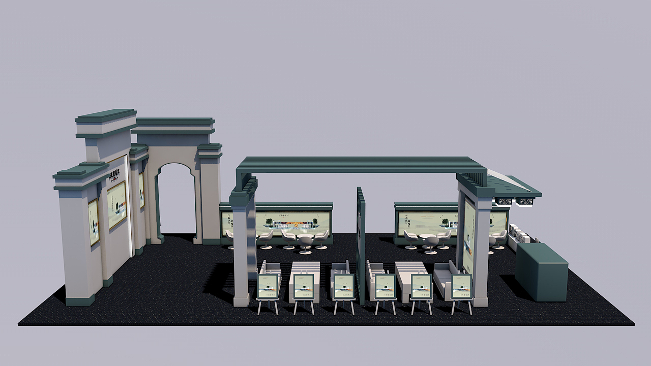 3D展厅设计（图ZMTI5Mzk3NTIw） - 其他三维 - 站酷设计师千花之树原创素材 - 站酷ZCOOL
