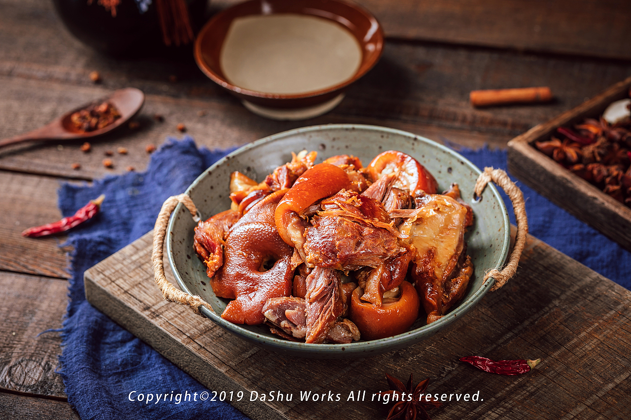 猪头肉|卤猪头肉