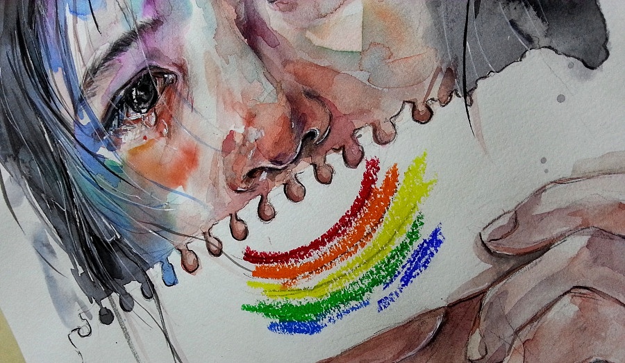 without mask | 摘下面具,你有多少眼泪?