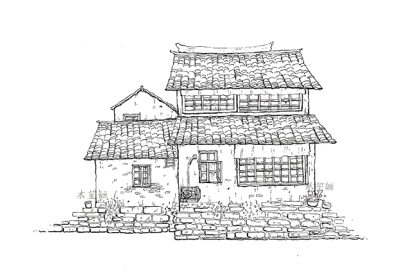 农村单层轻钢别墅设计图,小户型老人房
