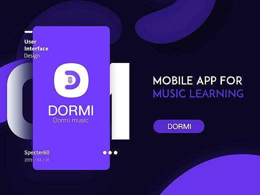 Dormi·音乐APP设计