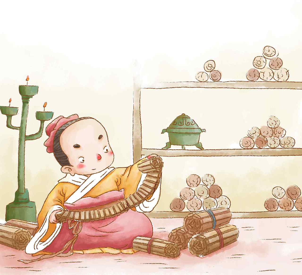 孙子兵法（图ZNzI0MjI4MTI=） - 儿童插画 - 站酷设计师陈楠MUtouNAN原创素材 - 站酷ZCOOL