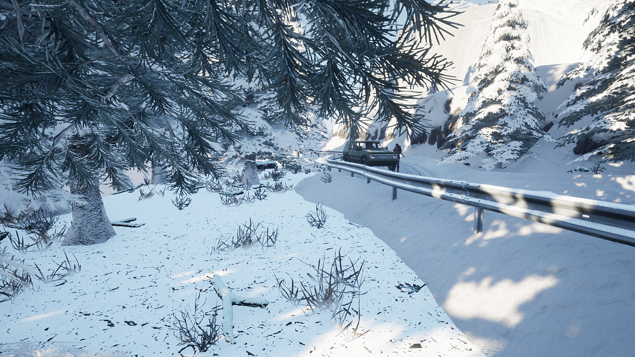 ue4 场景练习 - 雪景