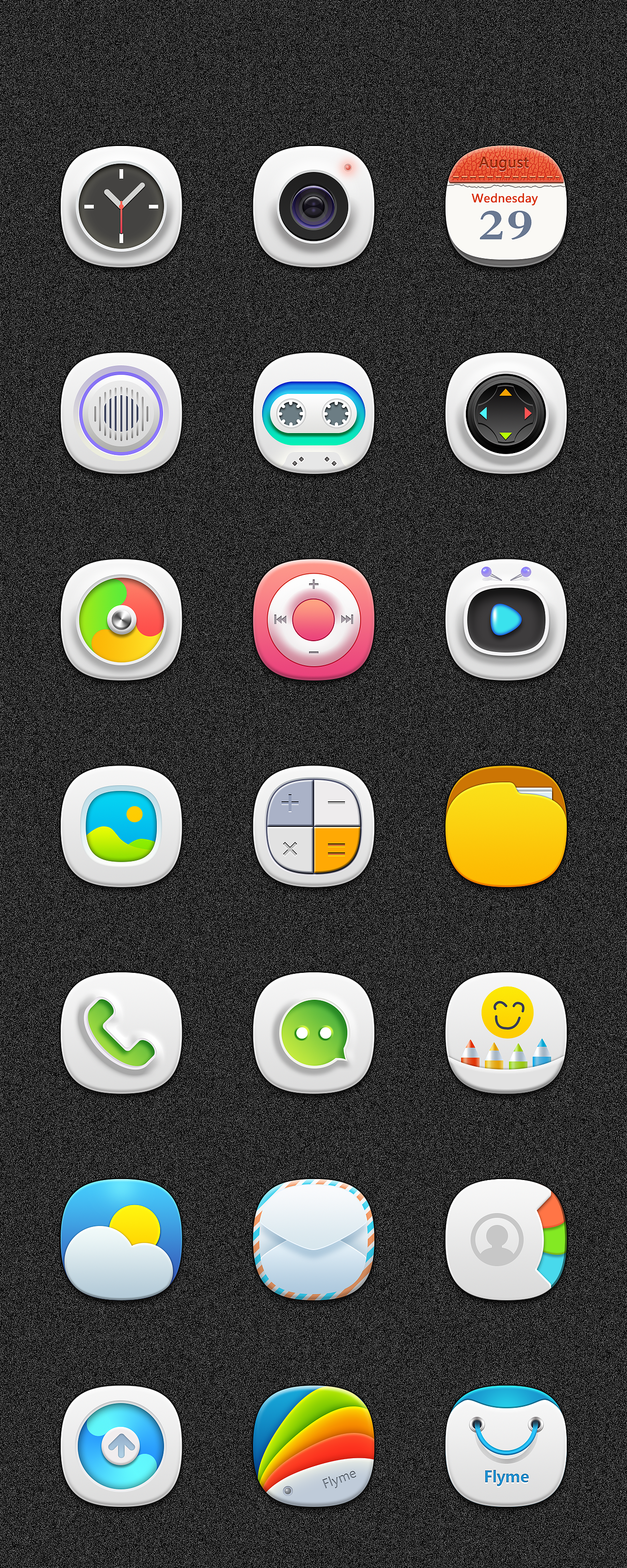 安卓icon|ui|图标|芒果怪_原创作品-站酷zcool