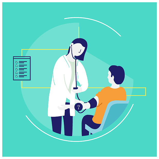 医疗类插画练习