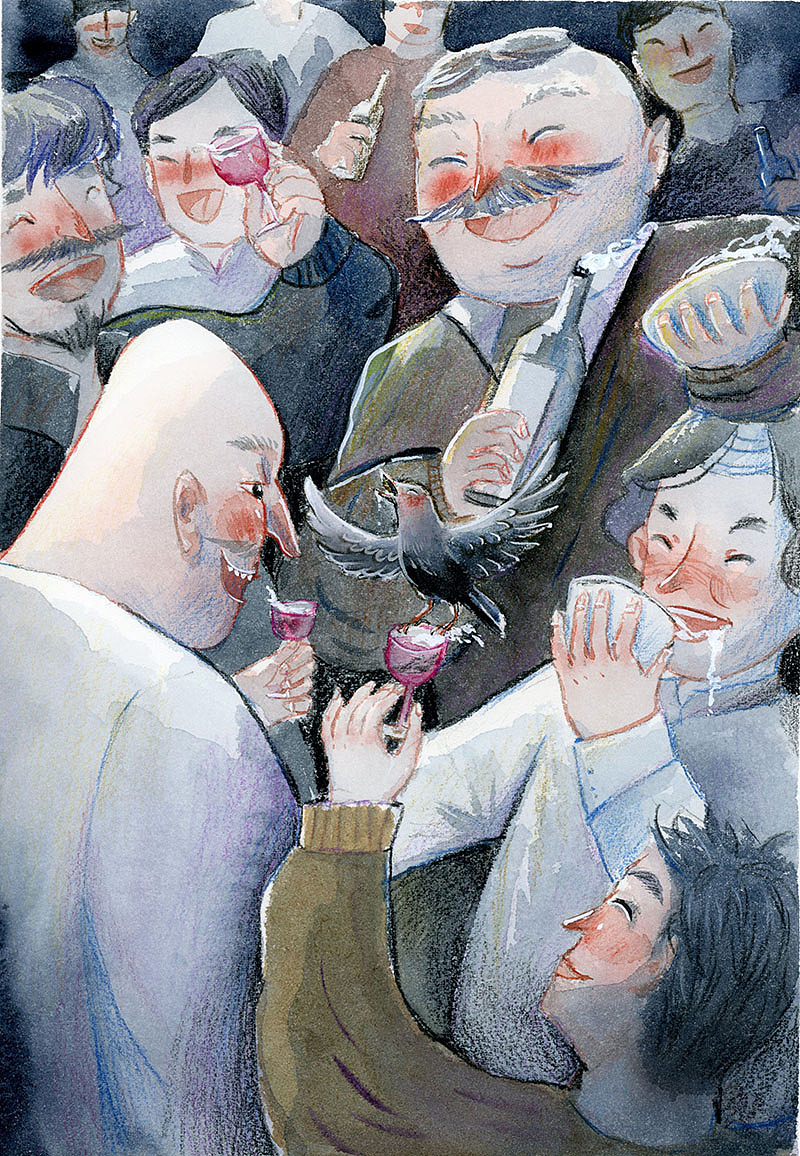 曹文轩系列-河那边的小木屋（图ZMTIwODUzNTI0） - 儿童插画 - 站酷设计师画画的山药原创素材 - 站酷ZCOOL