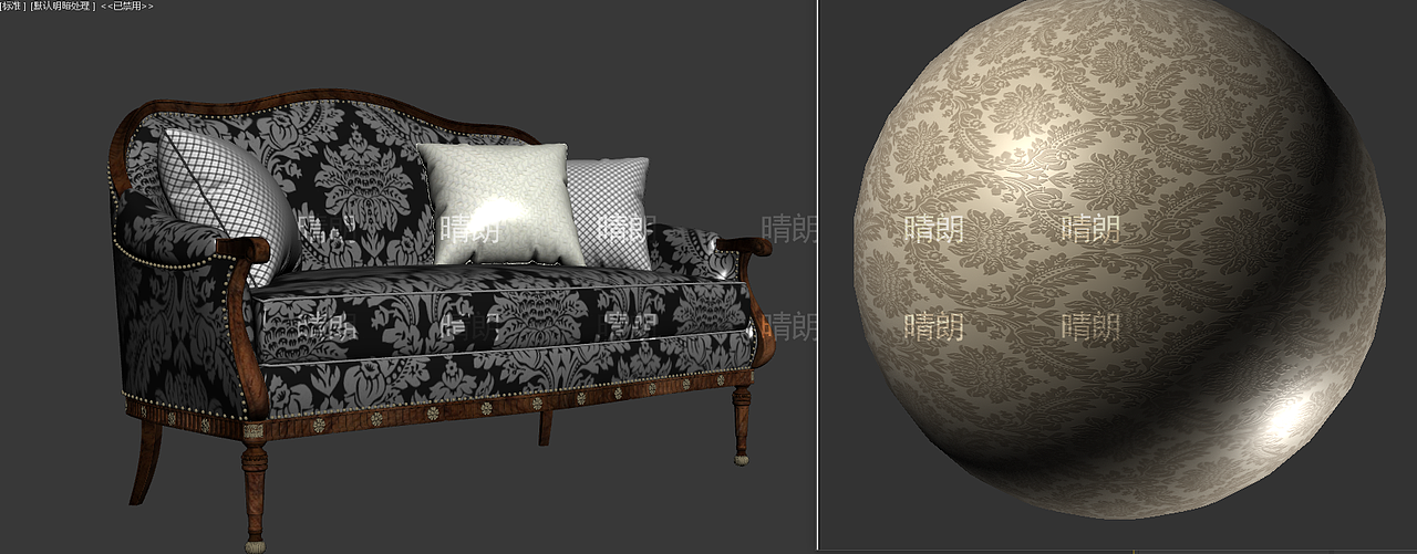 欧式雕花家具一组（图ZMjM5MjAzNjMy） - 生活用品 - 站酷设计师嘉宅建模原创素材 - 站酷ZCOOL