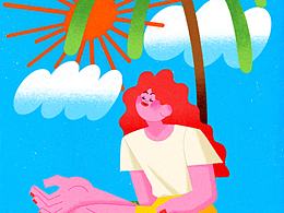 Mini芭莎中医专栏插画