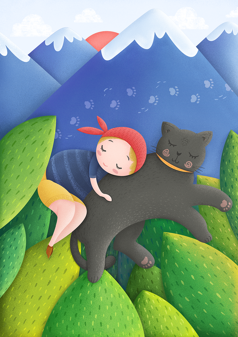 猫空第八届"白日梦"主题明信片插画比赛参赛作品.