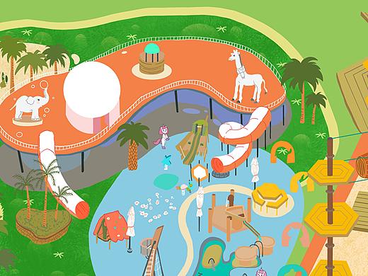 儿童乐园插画