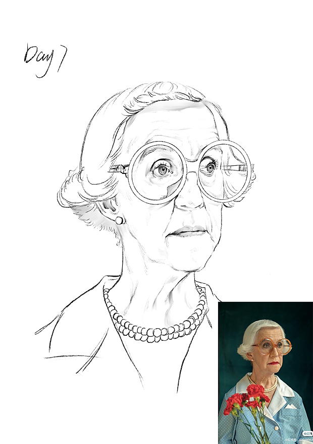 开始自己的日更之旅~头像速写打卡