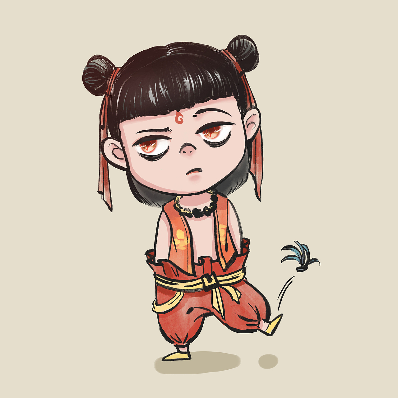 魔丸情友情头灵珠