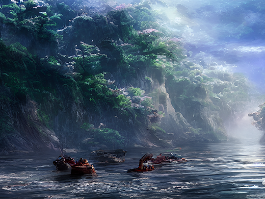 #AI创作实验室#大河之水天上来（个人主页-ZNjI5MjQ0Mjg=） - AI作品 - 站酷设计师Ethan_Shun原创素材 - 站酷ZCOOL