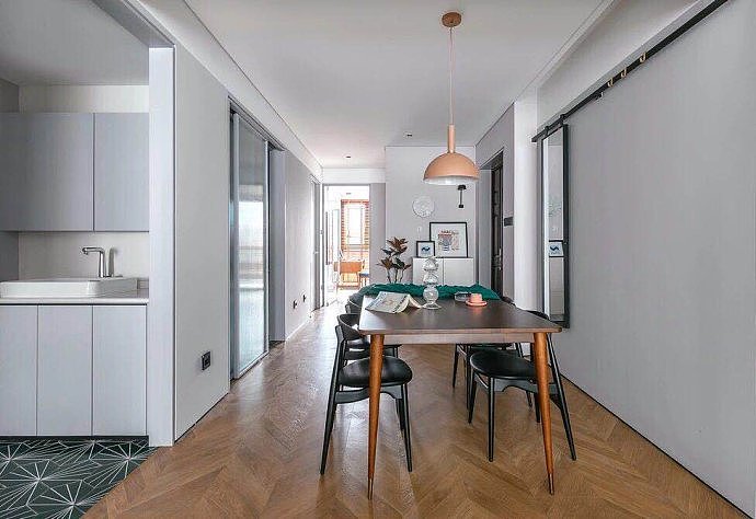 淄博城市人家 | 祥瑞园140平北欧装饰装修设计效果图案