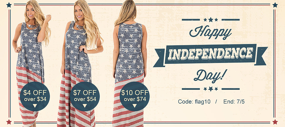 跨境电商女装banner，快时尚英文排版，美国独立日banner（图ZODI4NjIxMDg=） - 运营设计 - 站酷设计师HuaHua小夏原创素材 - 站酷ZCOOL