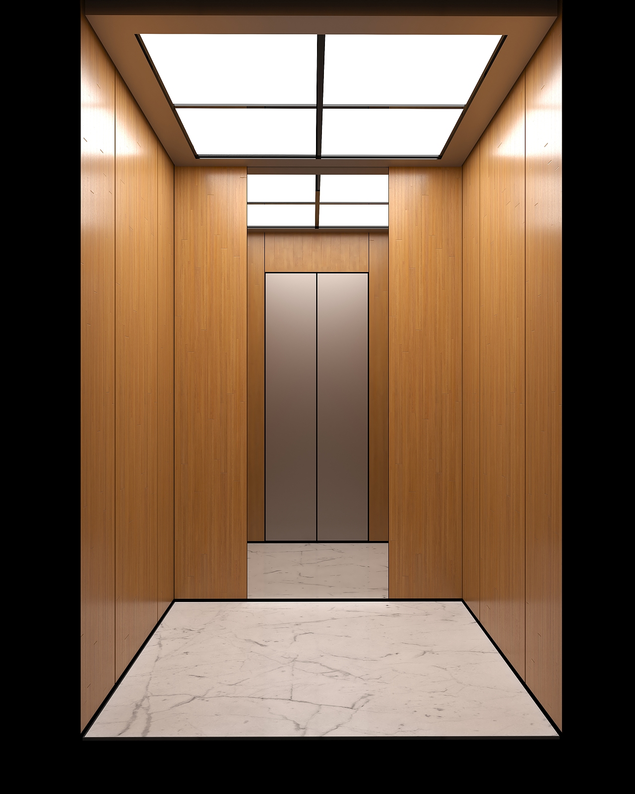 电梯效果图|三维|场景|大栋_原创作品-站酷zcool