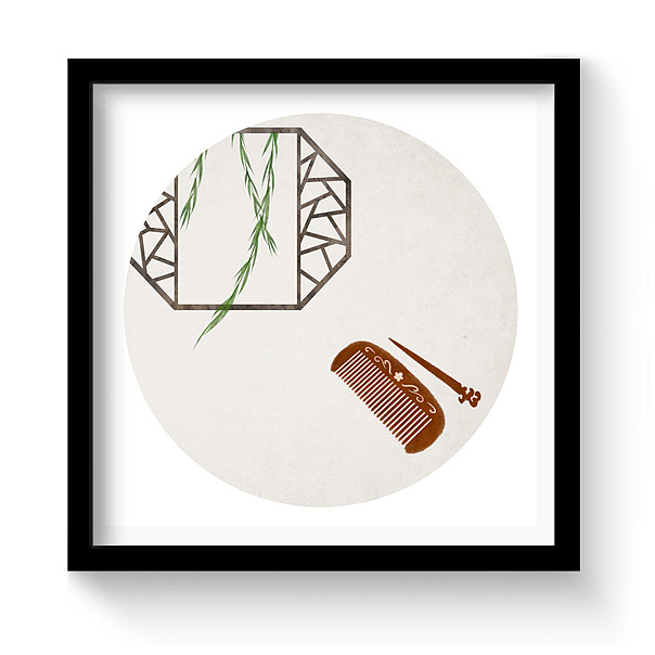 水墨中国风——竹间系列·中式禅意装饰画(效果图)