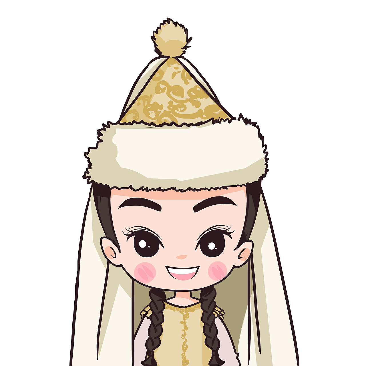 新疆世居少数民族q版形象设计