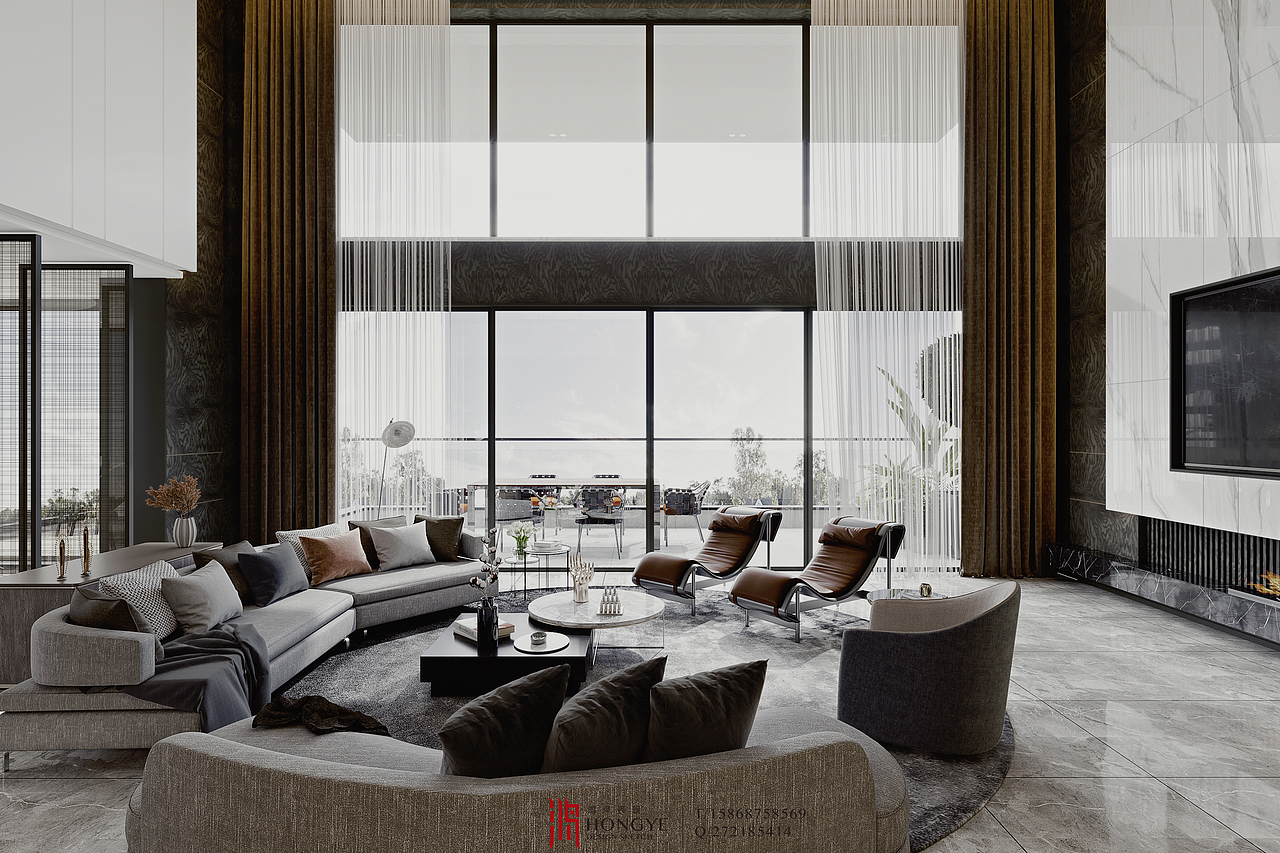 黑白灰简单（图ZMTY4MzczMzAw） - 家装设计 - 站酷设计师鸿烨表现原创素材 - 站酷ZCOOL