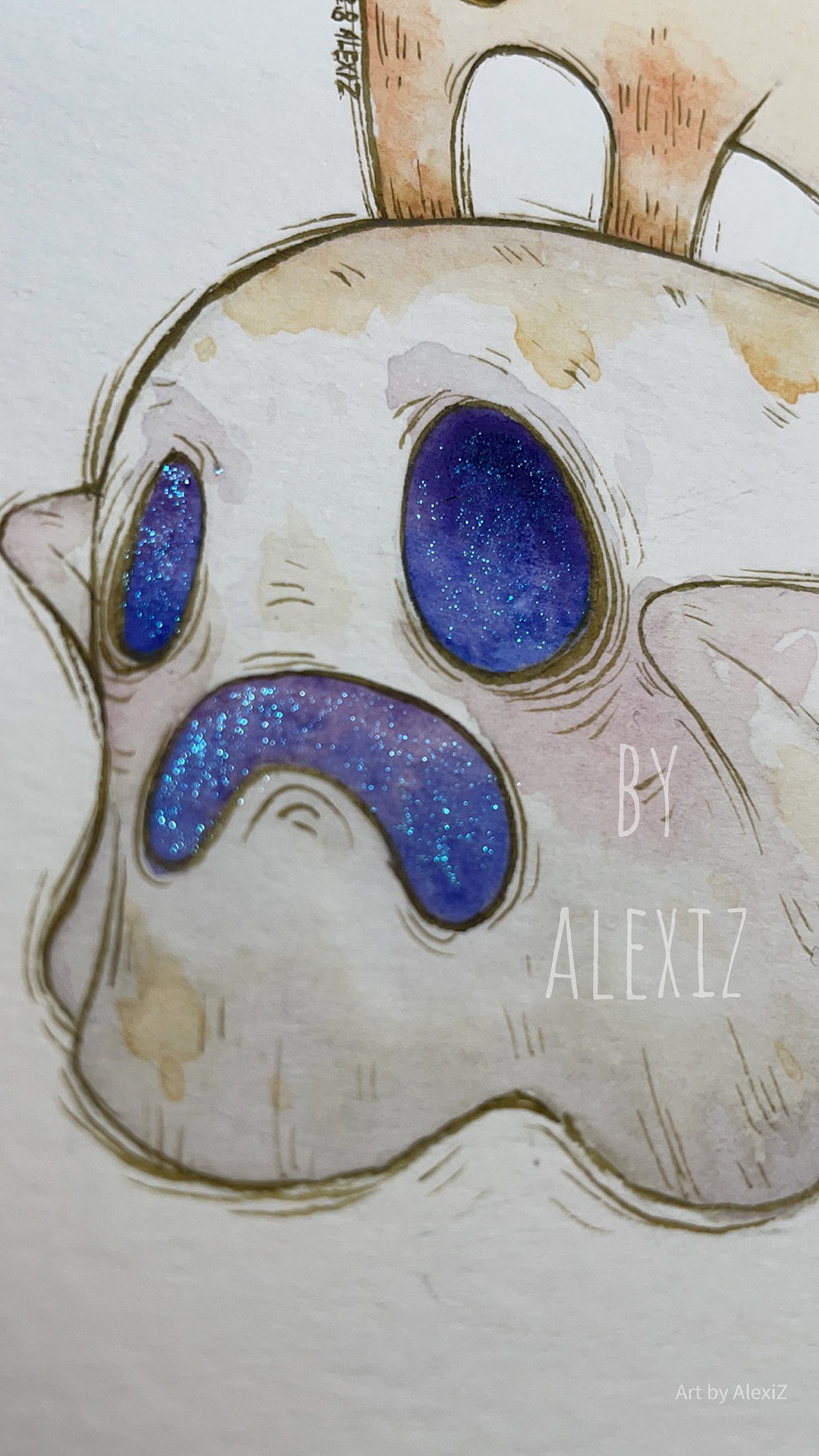 床单鬼-《怪怪南瓜客Mr.L》水彩 AlexiZ