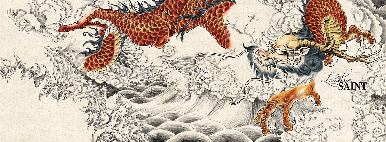 腾龙卡通版 saint新作（图ZMjg2MDUzMDEy） - 新锐潮流插画 - 站酷设计师saint5原创素材 - 站酷ZCOOL