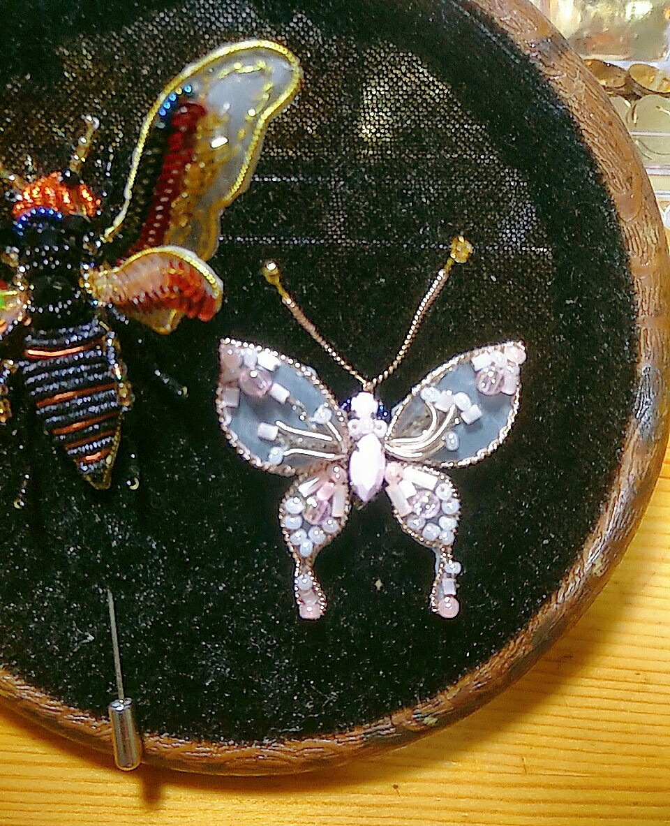 珠绣,绣花,法式绣