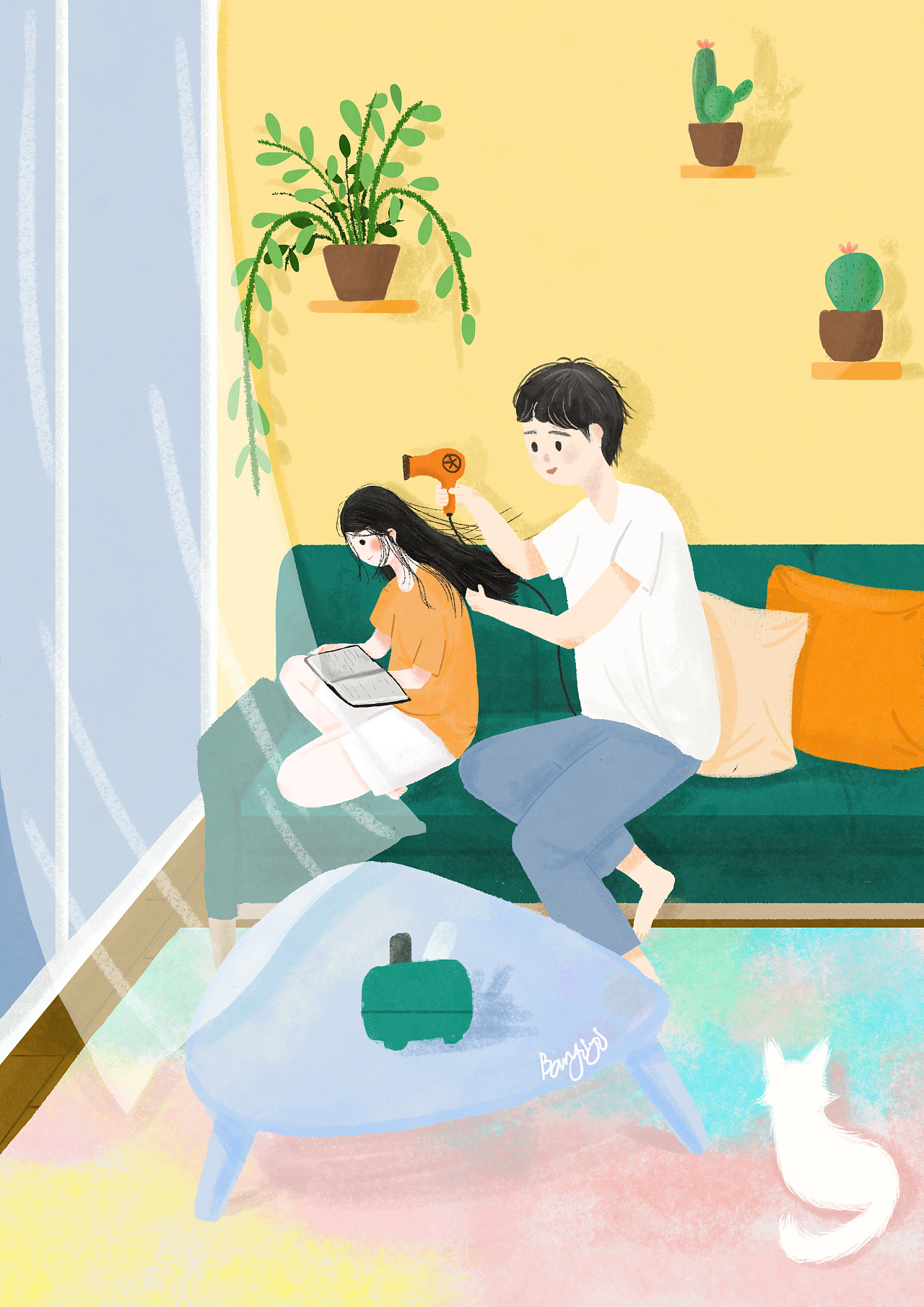 平凡的一天|插画|商业插画|板栗依依 - 原创作品 - 站酷 (zcool)