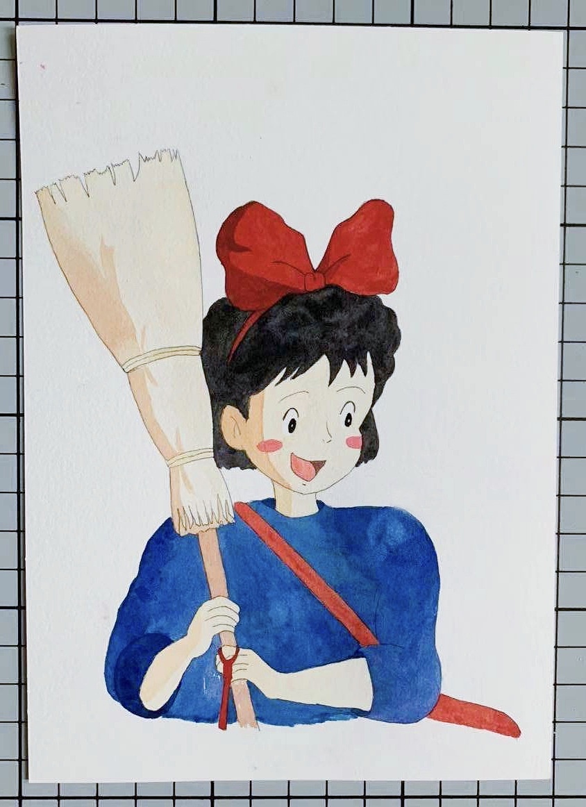 魔女宅急便宫崎骏动漫临摹