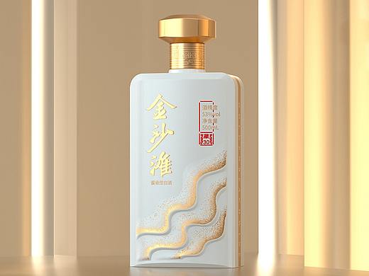 金沙滩-数字系列 | 创意酒包装设计