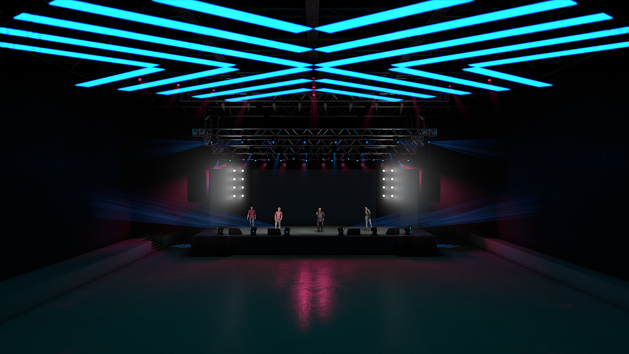 C4D舞台效果图（图ZMTQ2MzM3Mjcy） - 其他三维 - 站酷设计师WANGMisT原创素材 - 站酷ZCOOL