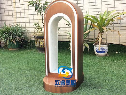 电镀草坪灯示范区庭院灯仿云石中式灯厂家定制景观灯柱