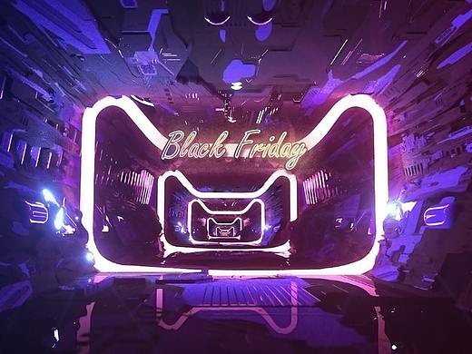 简单酷炫Black Friday黑五背景教程