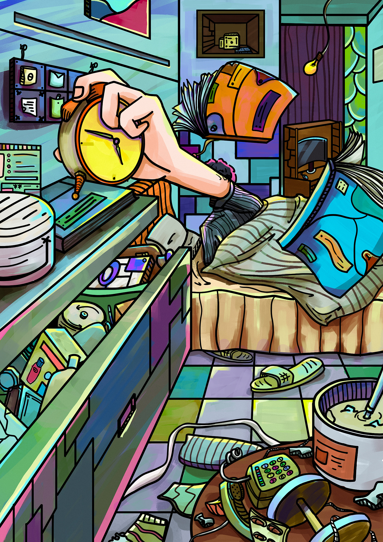 《消费主义》插画