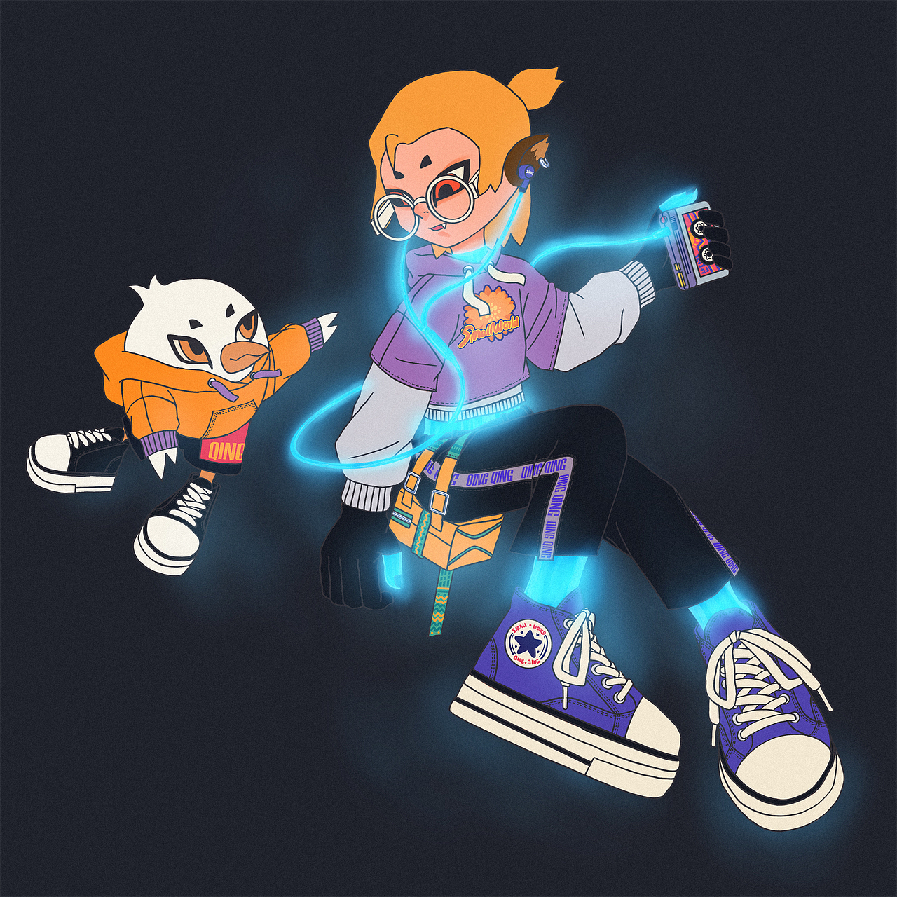 卡通潮流人设插画（图ZMjc5MjY4NjMy） - 新锐潮流插画 - 站酷设计师SHAHUHU庆庆原创素材 - 站酷ZCOOL