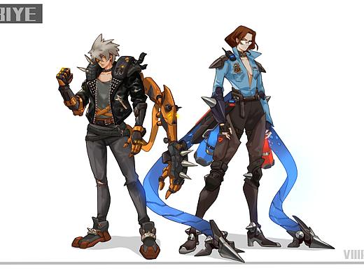 警与匪，犬与博士（个人主页-ZMzkwNDYwMjA=） - 游戏原画 - 站酷设计师Viiiper原创素材 - 站酷ZCOOL